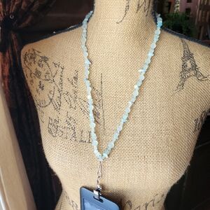 Elegant Beaded Lanyard Necklace